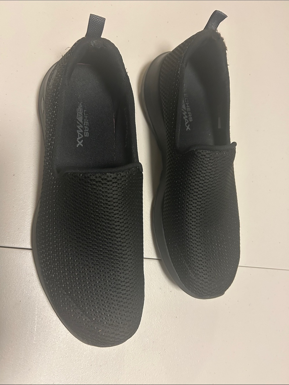 Skechers Go Walk Black Slip-On Sneakers, 10.5